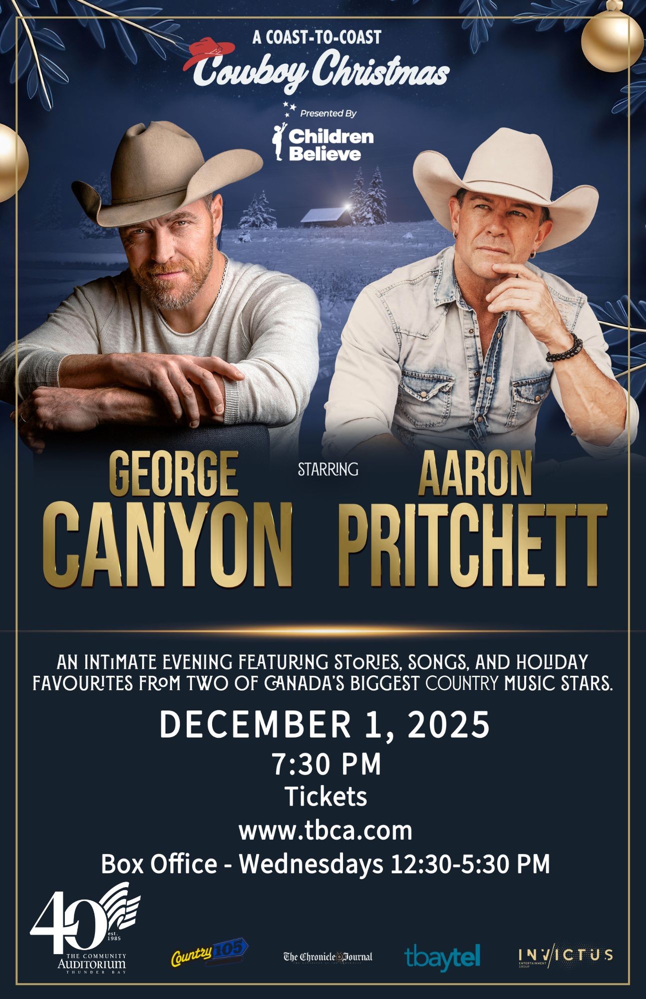 George Canyon & Aaron Pritchett - A Coast to Coast Cowboy Christmas