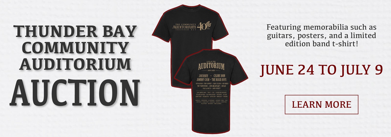 June Auction Banner