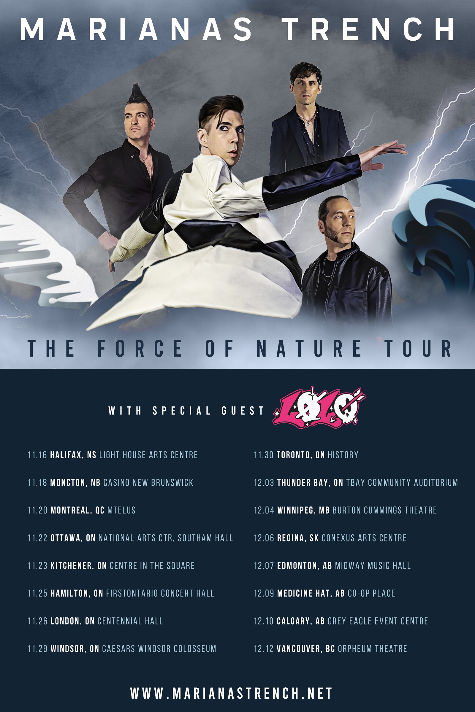 Marianas Trench - The Force of Nature Tour