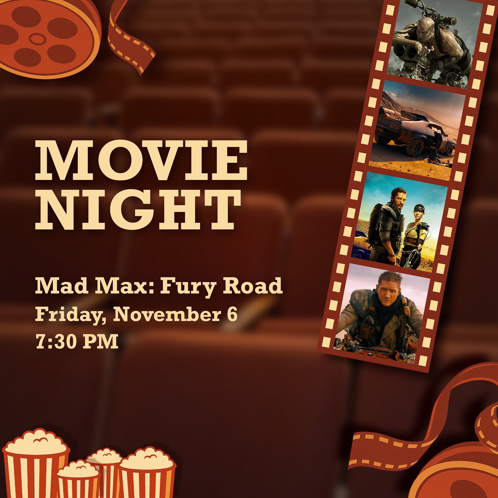 Movie Night - Mad Max: Fury Road