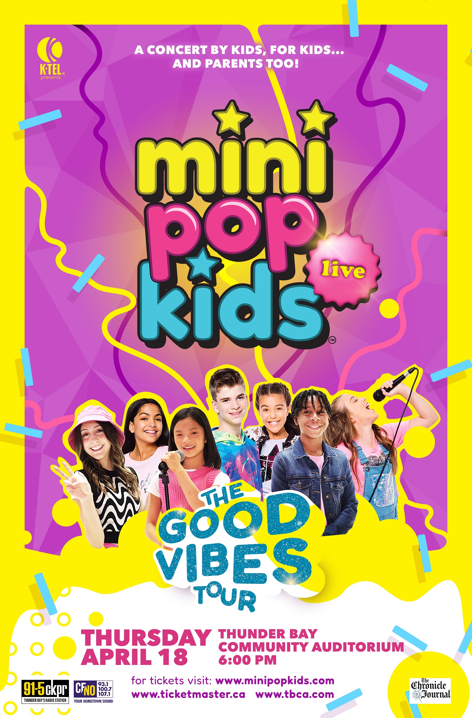 Mini Pop Kids Live - Good Vibes Tour!