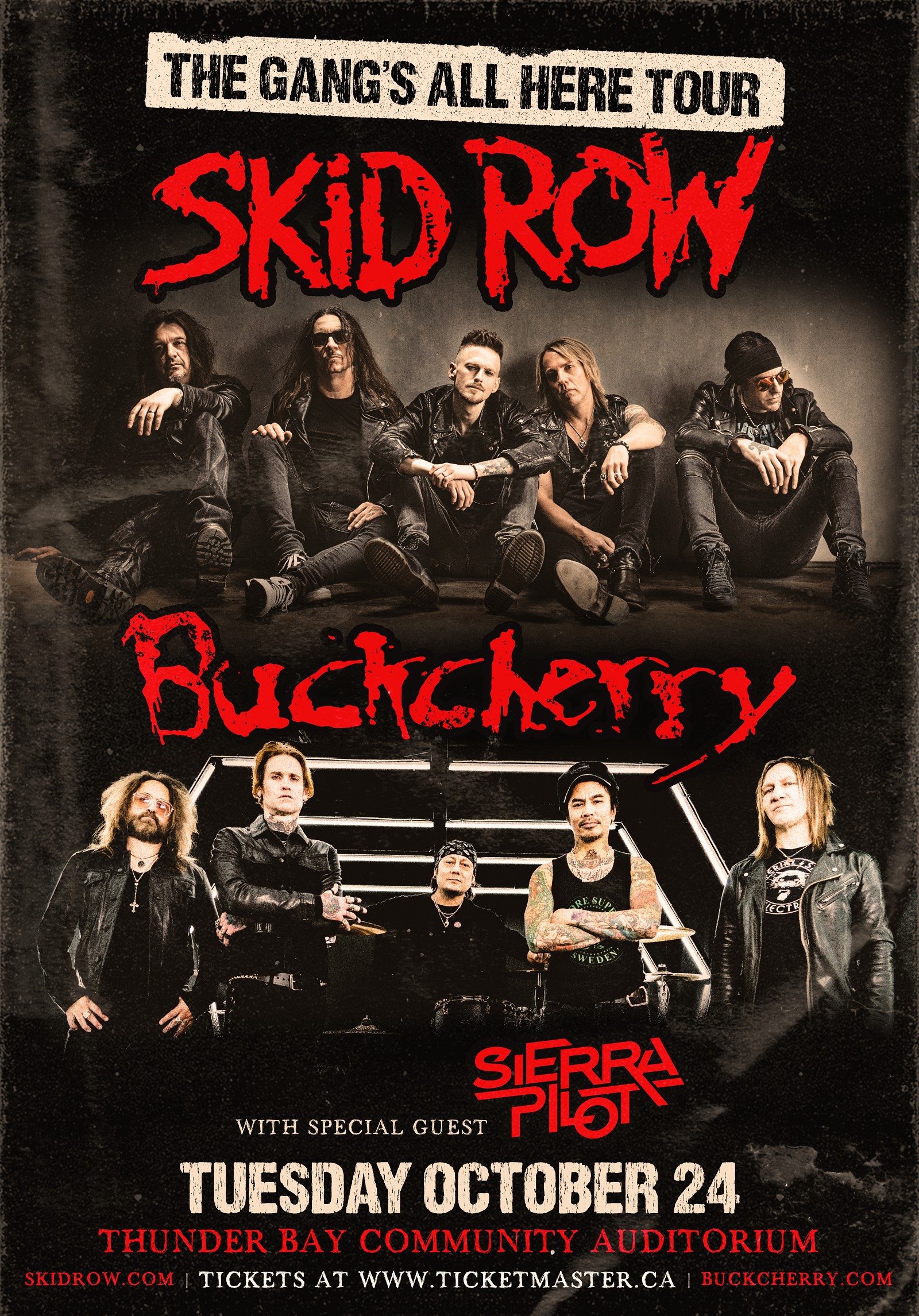 Skid Row Tour 2023 Canada